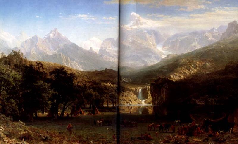 Albert Bierstadt Les Montagnes Rocheuses,Lander's Peak Spain oil painting art